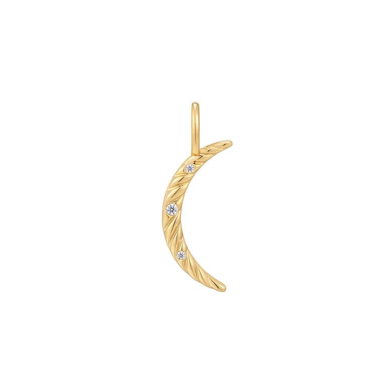 Ania Haie Gold Moon Charm