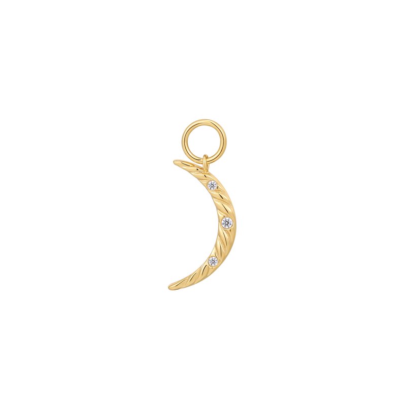 Ania Haie Gold Moon Earring Charm