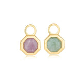 Ania Haie Gold Octagon Gemstone Earring Charm (Single)