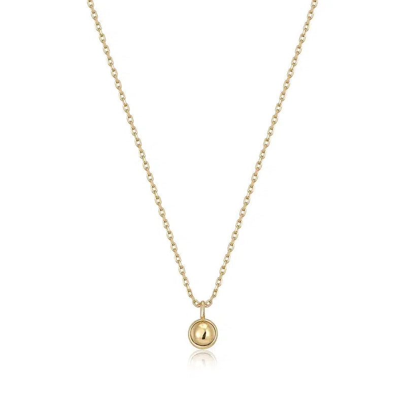 Ania Haie Gold Orb Drop Pendant Necklace