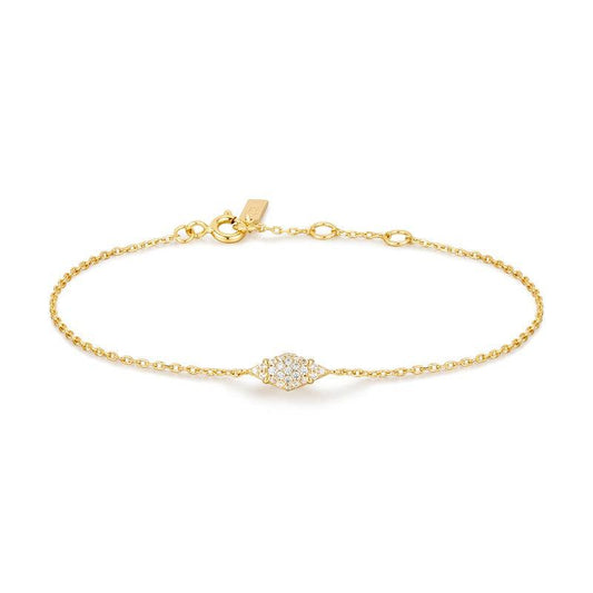 Ania Haie Gold Pave Sparkle Bracelet