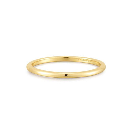 Ania Haie Gold Plain Ring