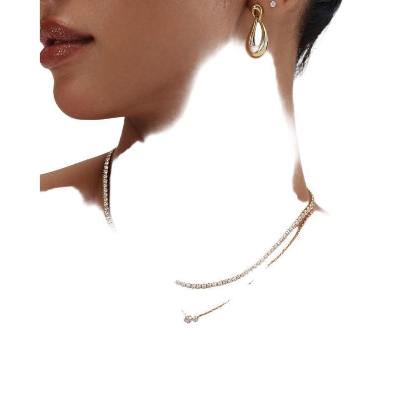 Ania Haie Gold Prong Set Duo Necklace