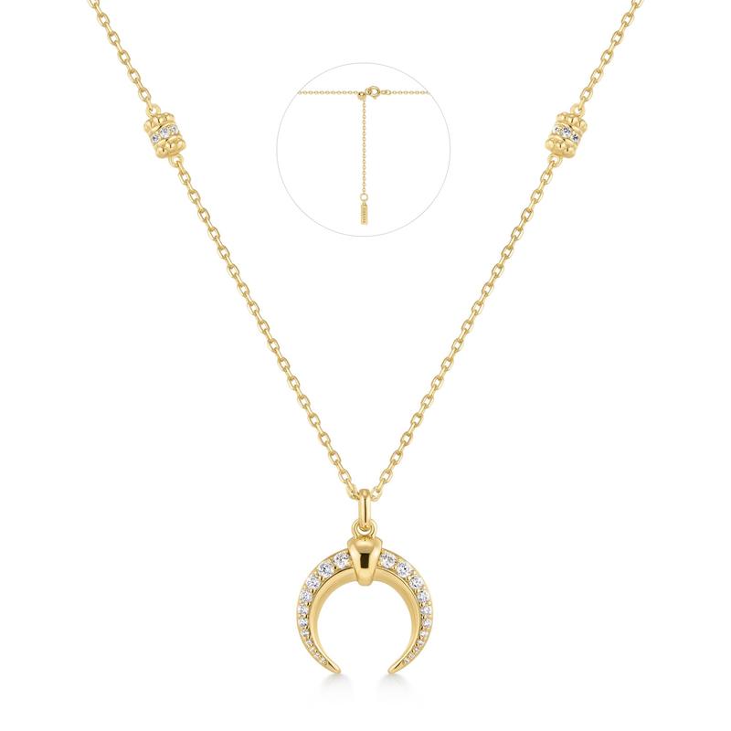Ania Haie Gold Reversible Horn Necklace