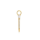 Ania Haie Gold Sparkle Bar Earring Charm