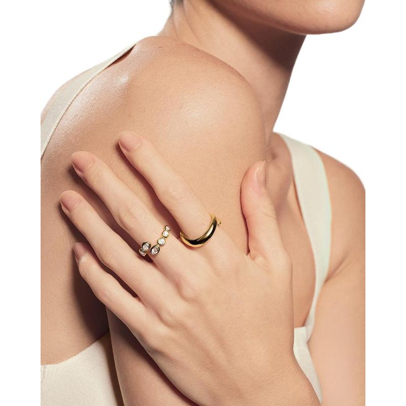 Ania Haie Gold Spiral Adjustable Ring