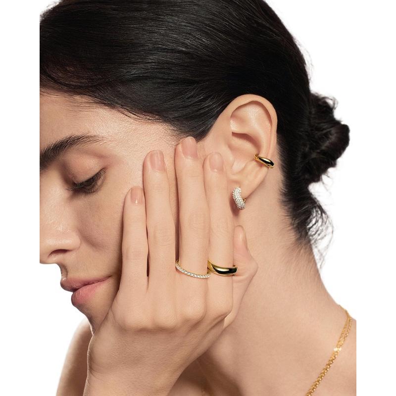 Ania Haie Gold Spiral Adjustable Ring
