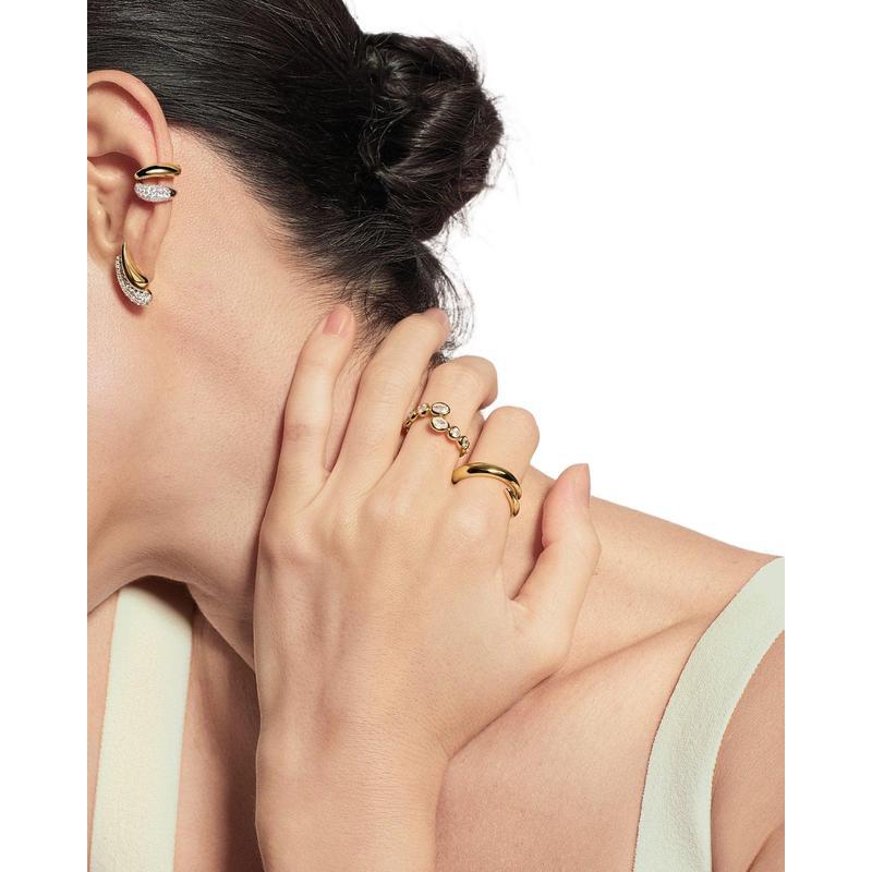 Ania Haie Gold Spiral Adjustable Ring