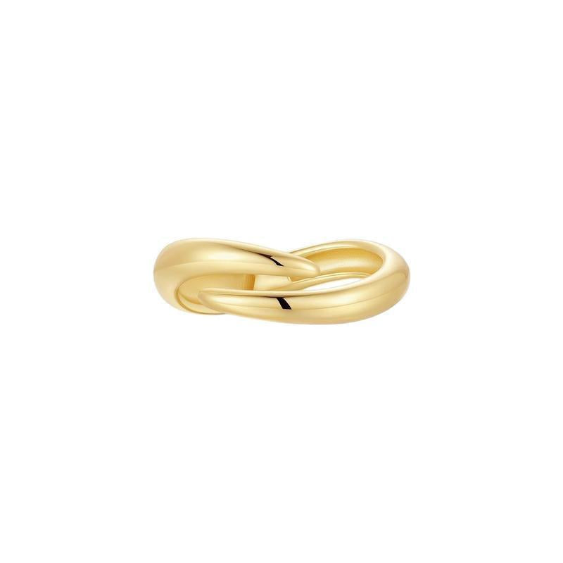 Ania Haie Gold Spiral Adjustable Ring