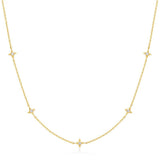 Ania Haie Gold Stars Station Necklace