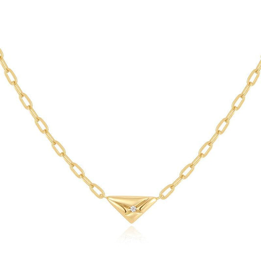 Ania Haie Gold Triangle Necklace