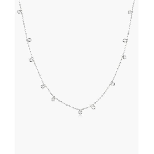 Ania Haie Graduated Bezel Round Drop Station Women's Necklace