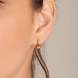 Ania Haie Lapis Star Huggie Hoop Earrings