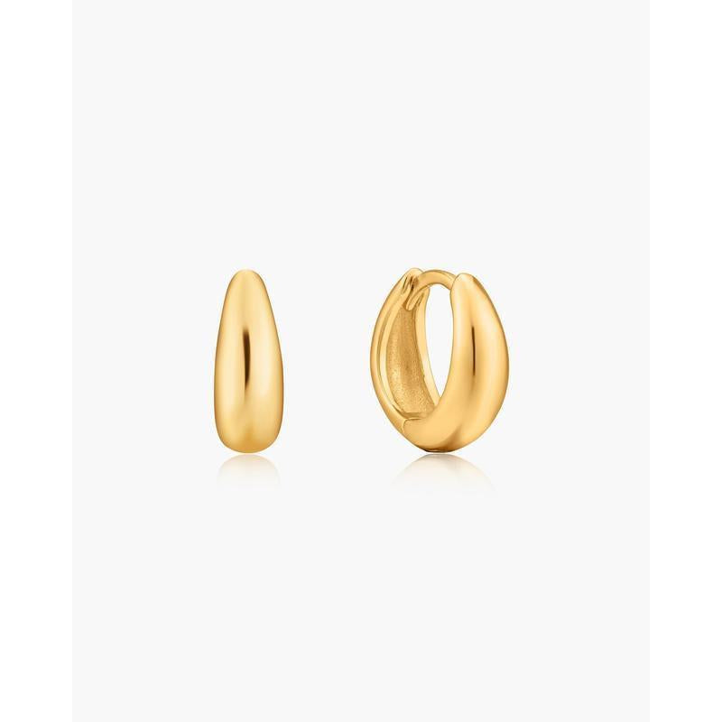 Ania Haie Gold Luxe Huggie Hoop Earrings