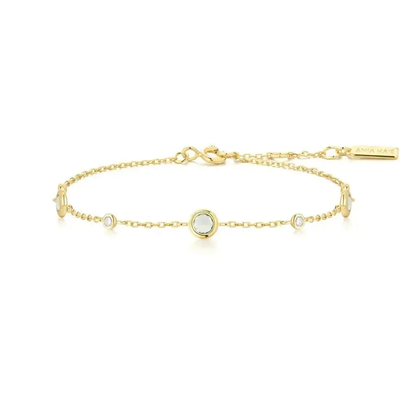 Ania Haie Silver Bracelet with White Cubic Zirconia