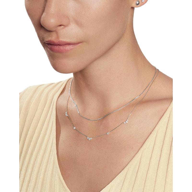 Ania Haie Silver Cluster & Single Station Necklace