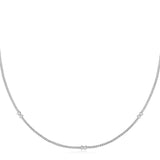 Ania Haie Silver Cross Station Necklace