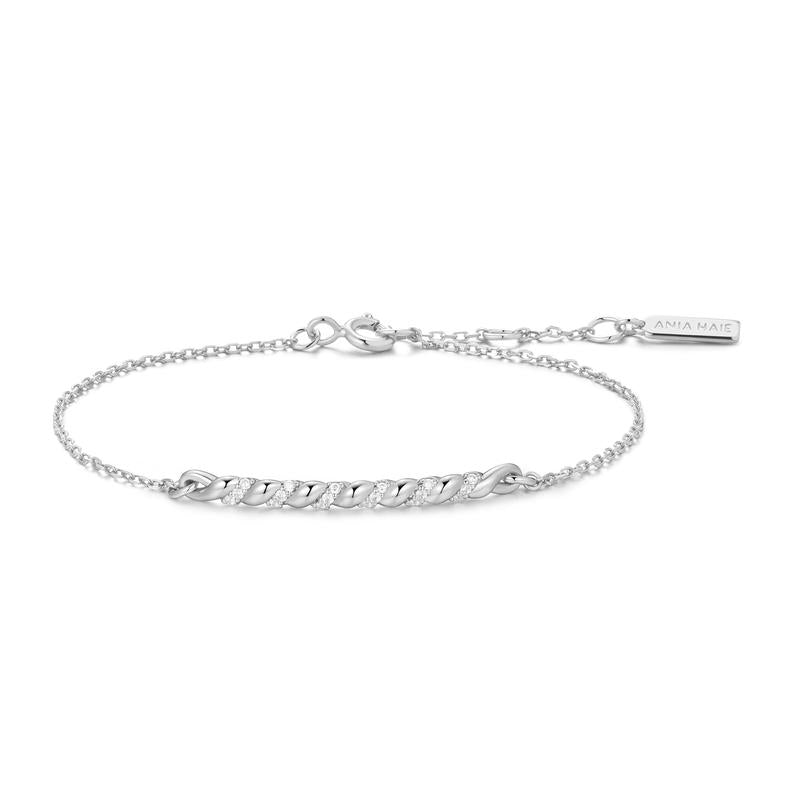 Ania Haie Silver Cubic Zirconia Bracelet