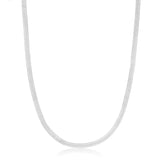 Ania Haie Silver Flat Snake Chain Necklace