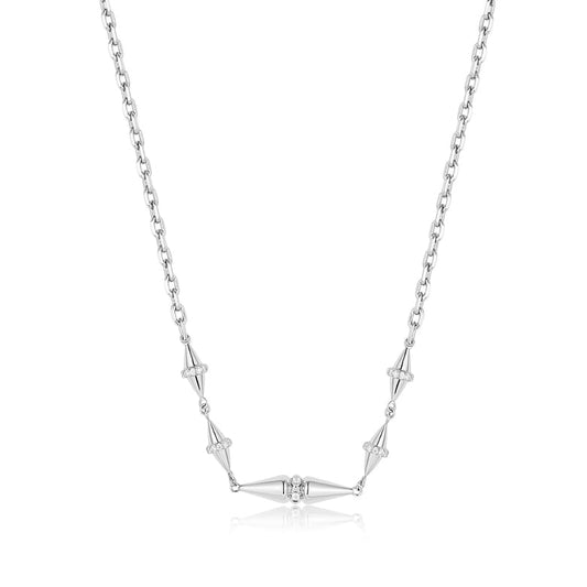 Ania Haie Silver Geometric Chain Necklace