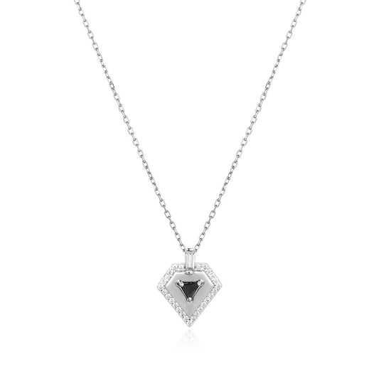 Ania Haie Silver Geometric Necklace