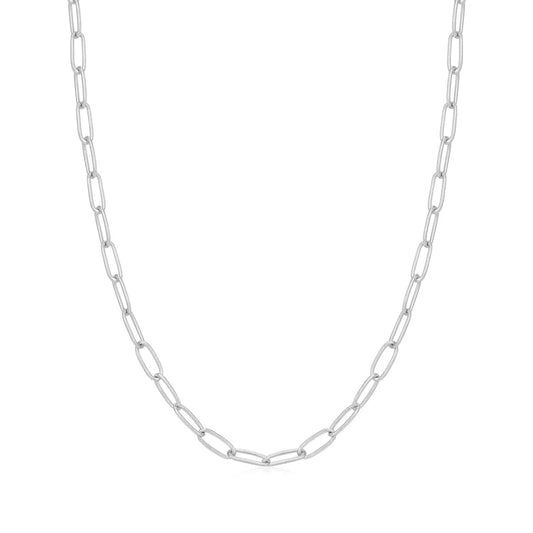 Ania Haie Silver Link Charm Chain Necklace