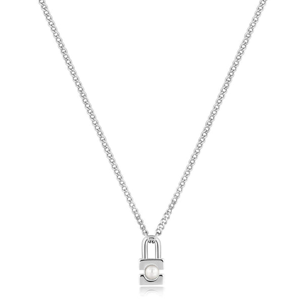 Ania-Haie-Silver-Pearl-Padlock