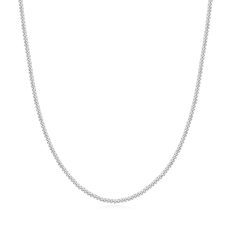 Ania Haie Silver Shiny Curb Necklace
