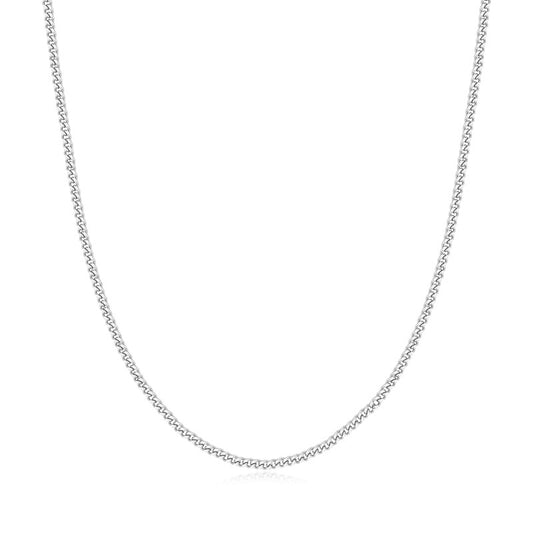 Ania Haie Silver Shiny Curb Necklace