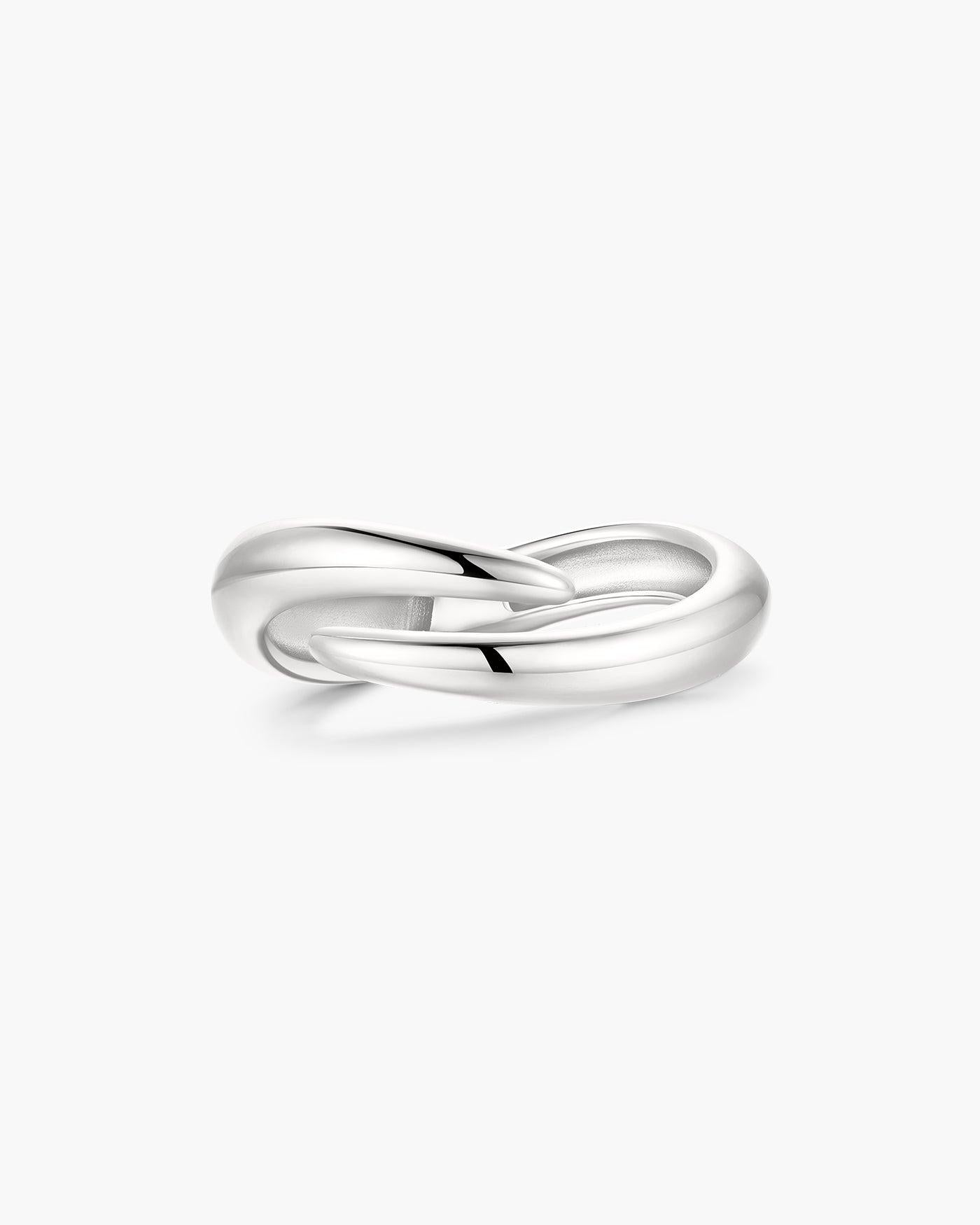Ania Haie Silver Spiral Adjustable Ring
