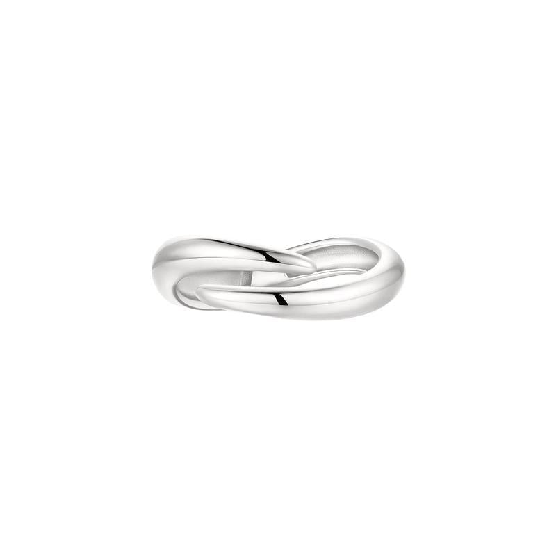 Ania Haie Silver Spiral Adjustable Ring