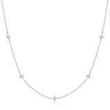 Ania Haie Silver Stars Station Necklace