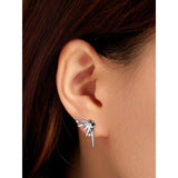 Ania Haie Silver Statement Spike Stud Earrings