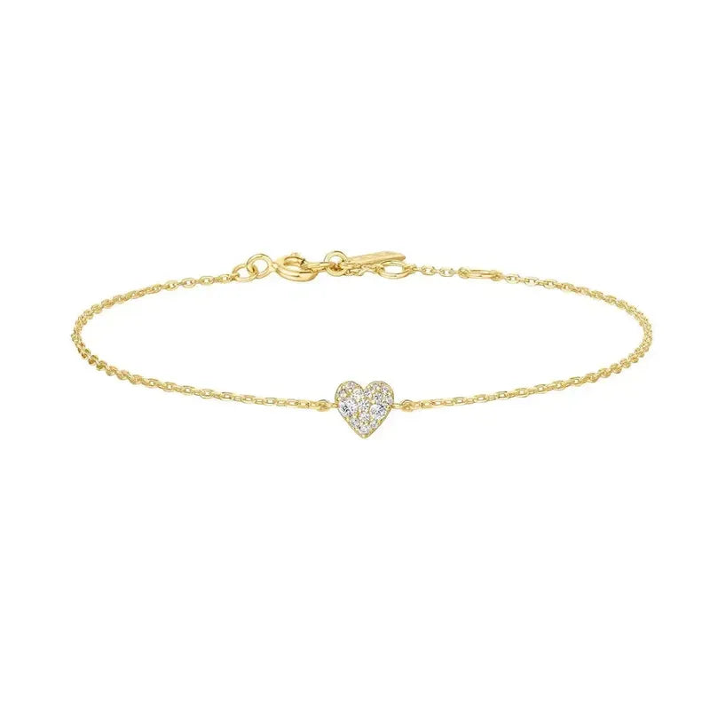 Ania Haie Silver Sweetheart Pavé Bracelet