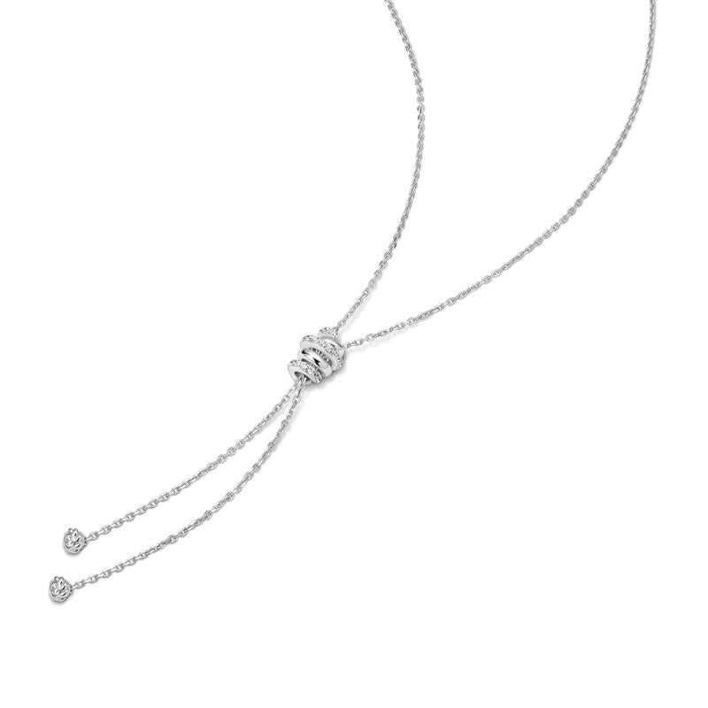 Ania Haie Silver Twisted Rope Lariat Necklace