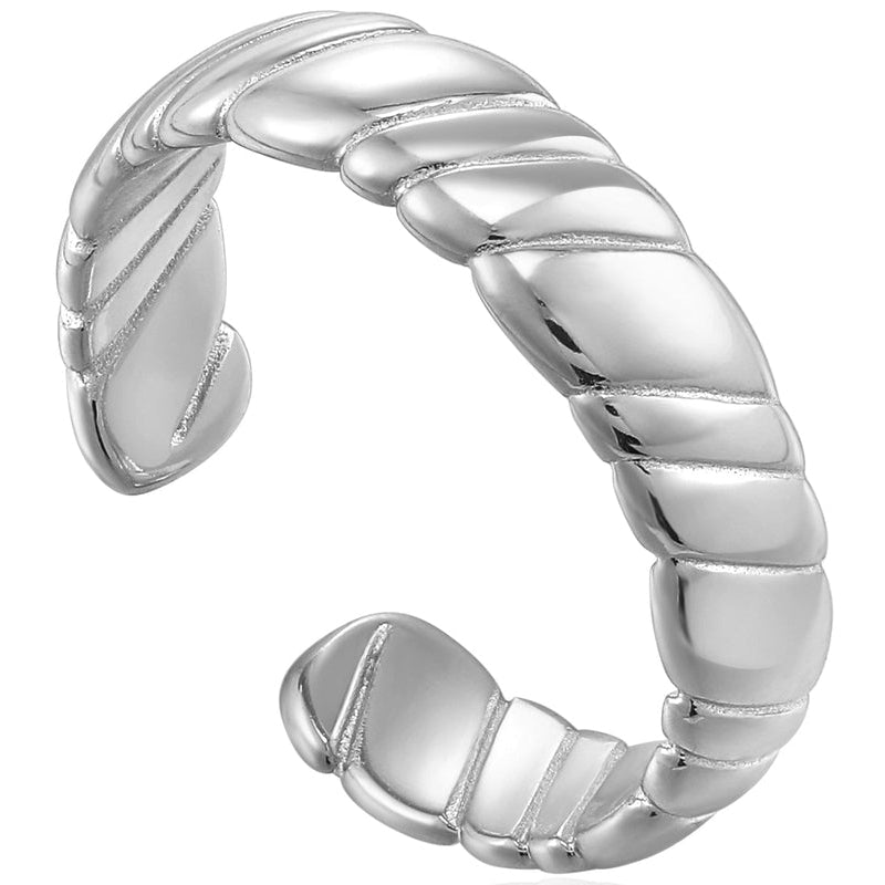 Ania Haie Smooth Twist Thin Band Ring