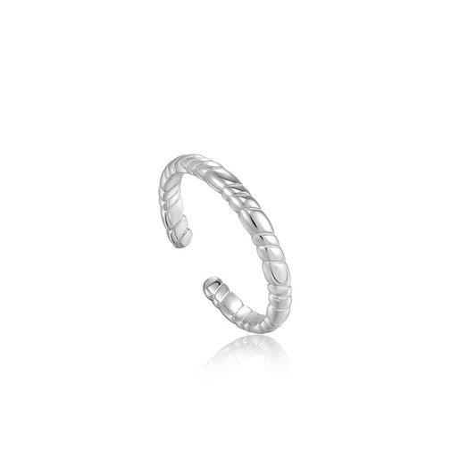 Ania Haie Smooth Twist Thin Band Ring