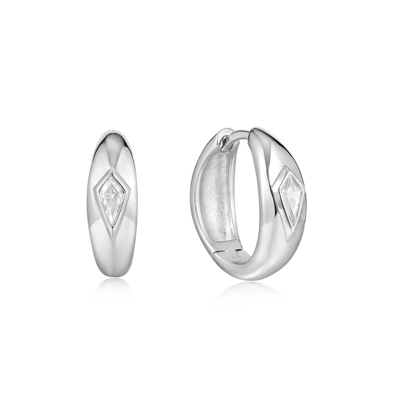 Ania Haie Sparkle Dome Hoop Earrings