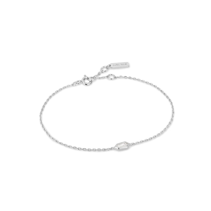 Ania Haie Sparkle Emblem Chain Bracelet