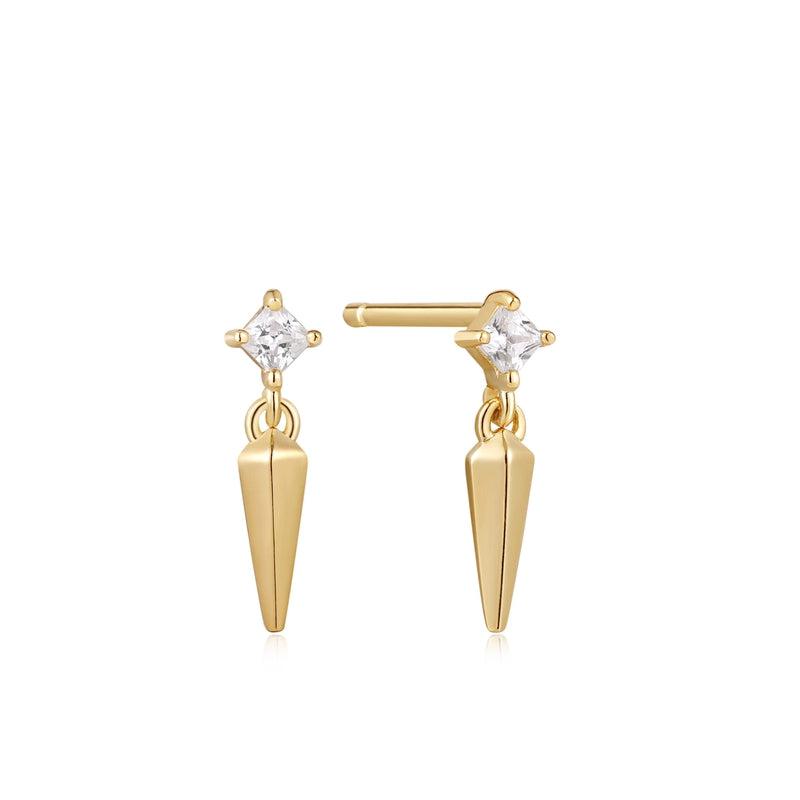 Ania Haie Sparkle Spike Stud Earrings