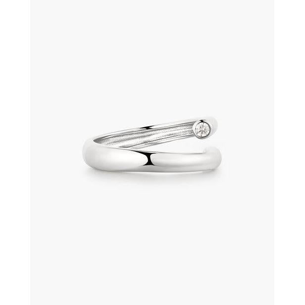Ania Haie Spiral Bezel-End Adjustable Women's Ring