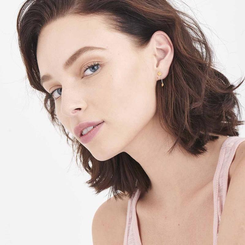 Ania Haie Two Shape Drop Earrings