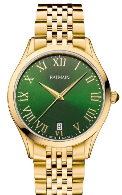 Balmain Classic R Gent Quartz Watch Green Dial