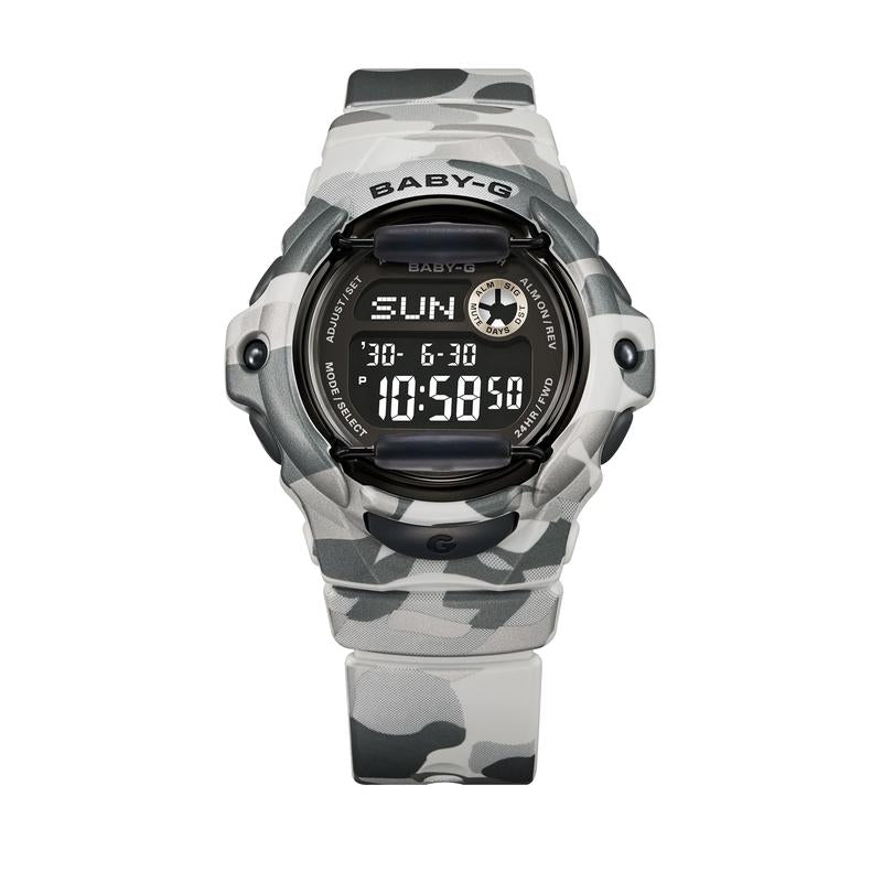 BABY-G BG-169CMB-8 Digital Camouflage Watch Grey
