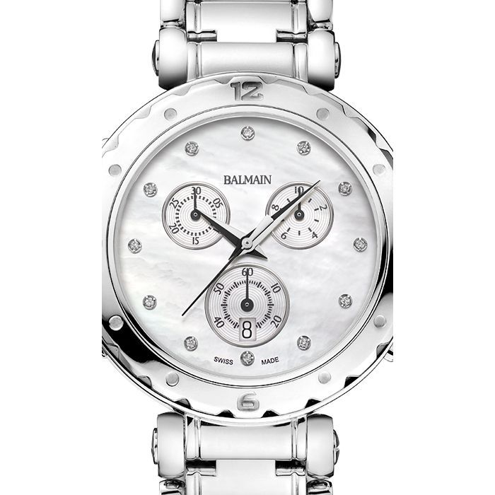 Balmain Balmainia Stainless Steel Chronograph Watch B56313385