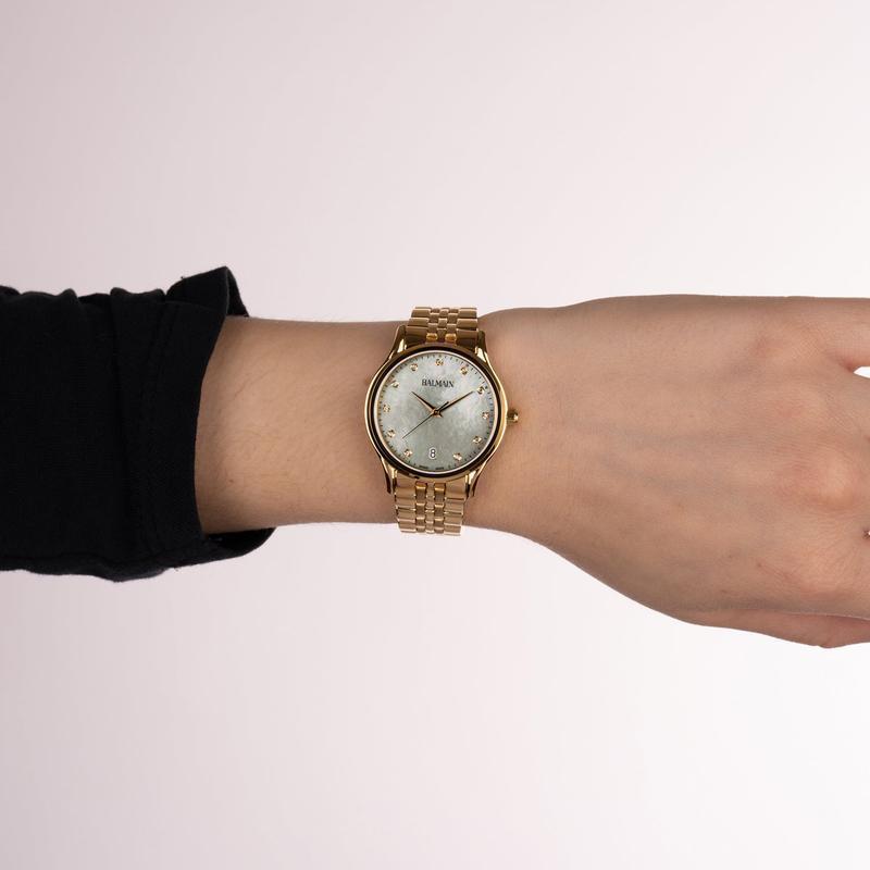 Balmain Beleganza Diamonds Gold Watch B83503376