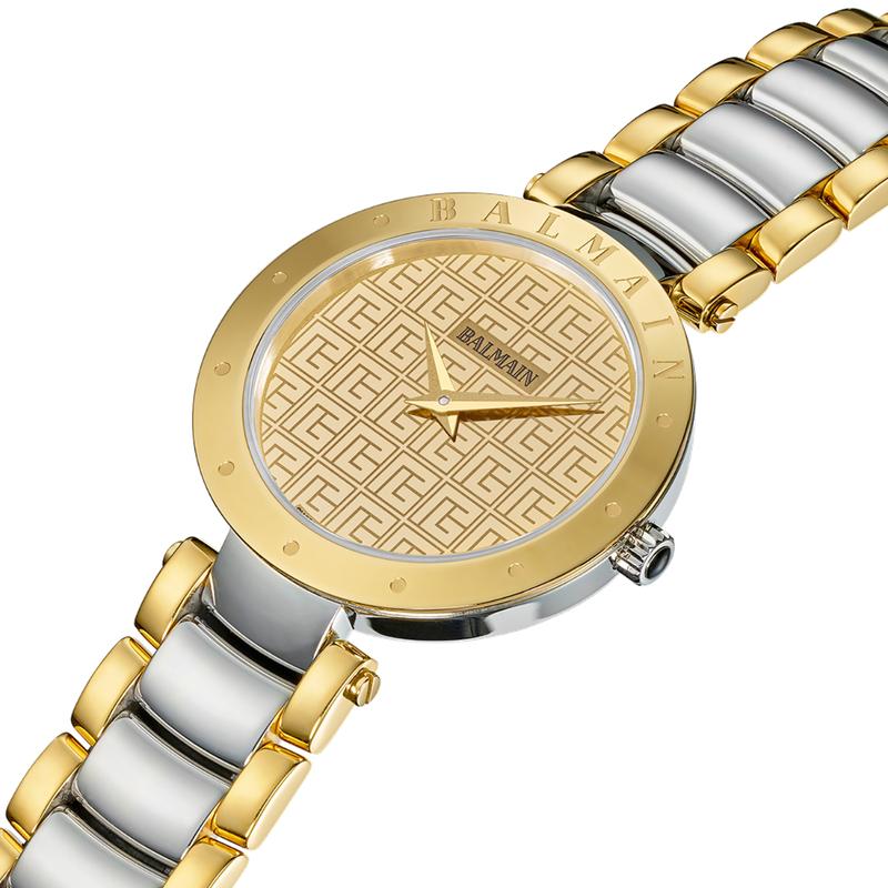 Balmain Bijou Swiss Quartz Two-Tone Gold Stainless Steel Watch