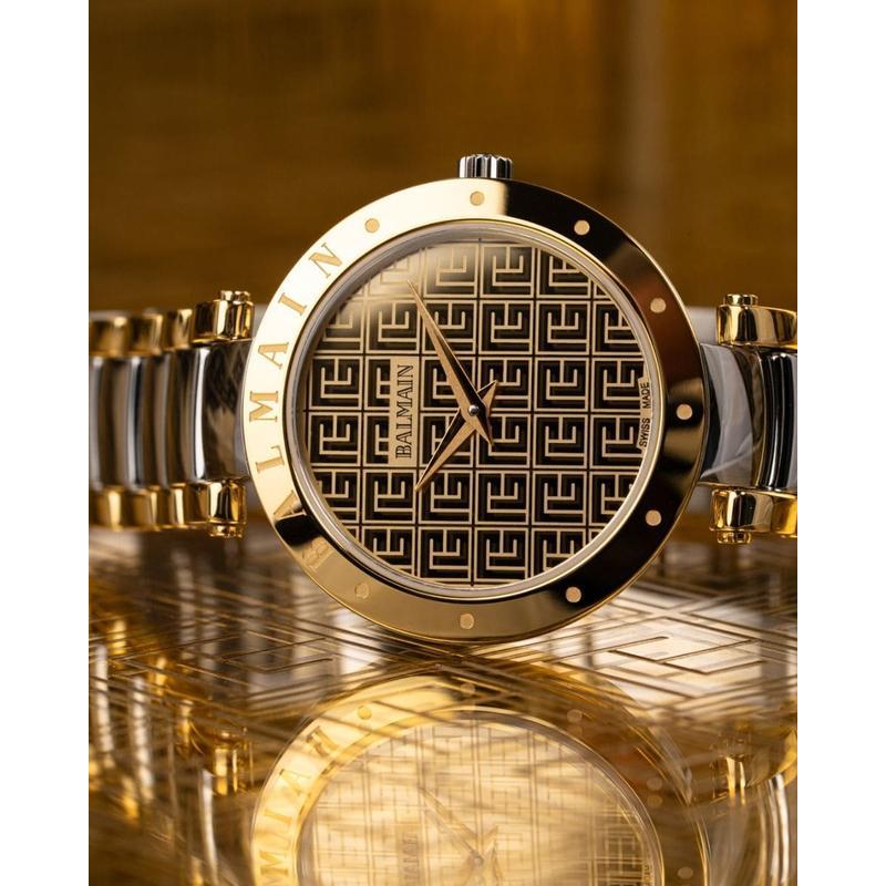 Balmain Bijou Swiss Quartz Two-Tone Gold Stainless Steel Watch