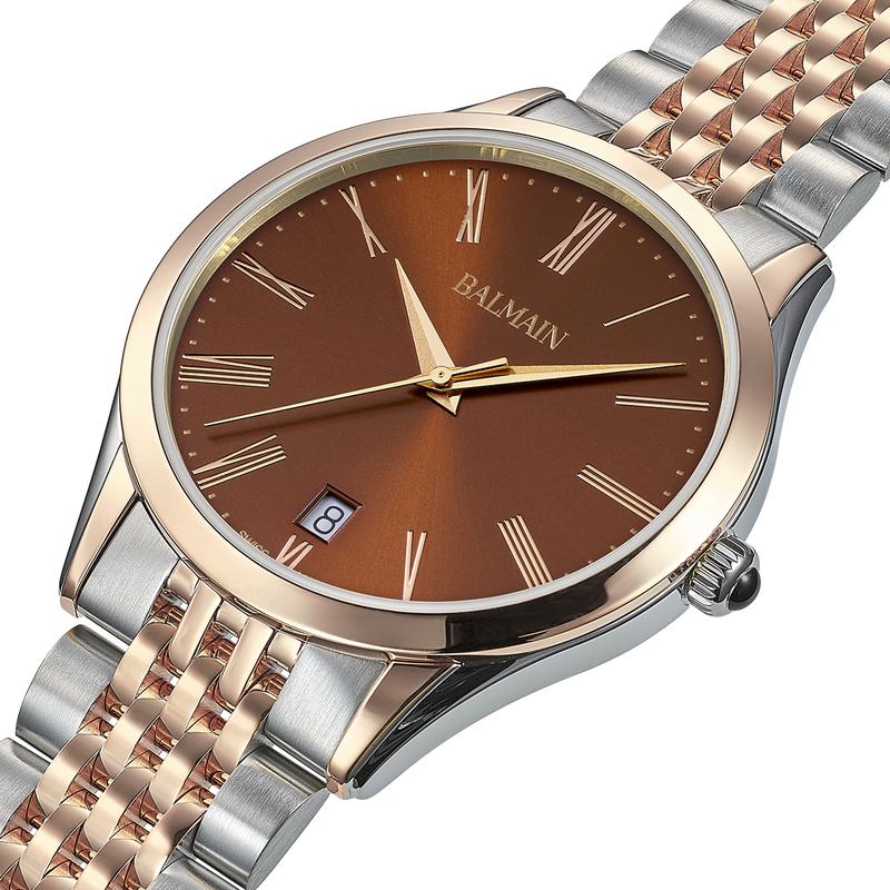 Balmain Classic R Gent Quartz Watch Brown Dial
