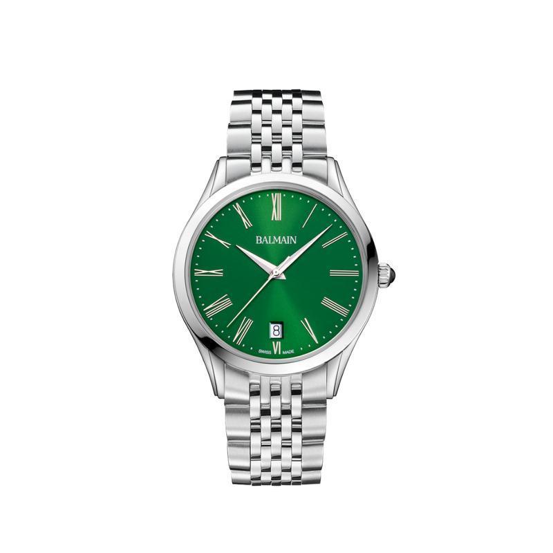Balmain Classic R Gent Quartz Watch Green Dial
